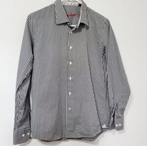 Robert Graham Gingham Button Down Boys Size Large